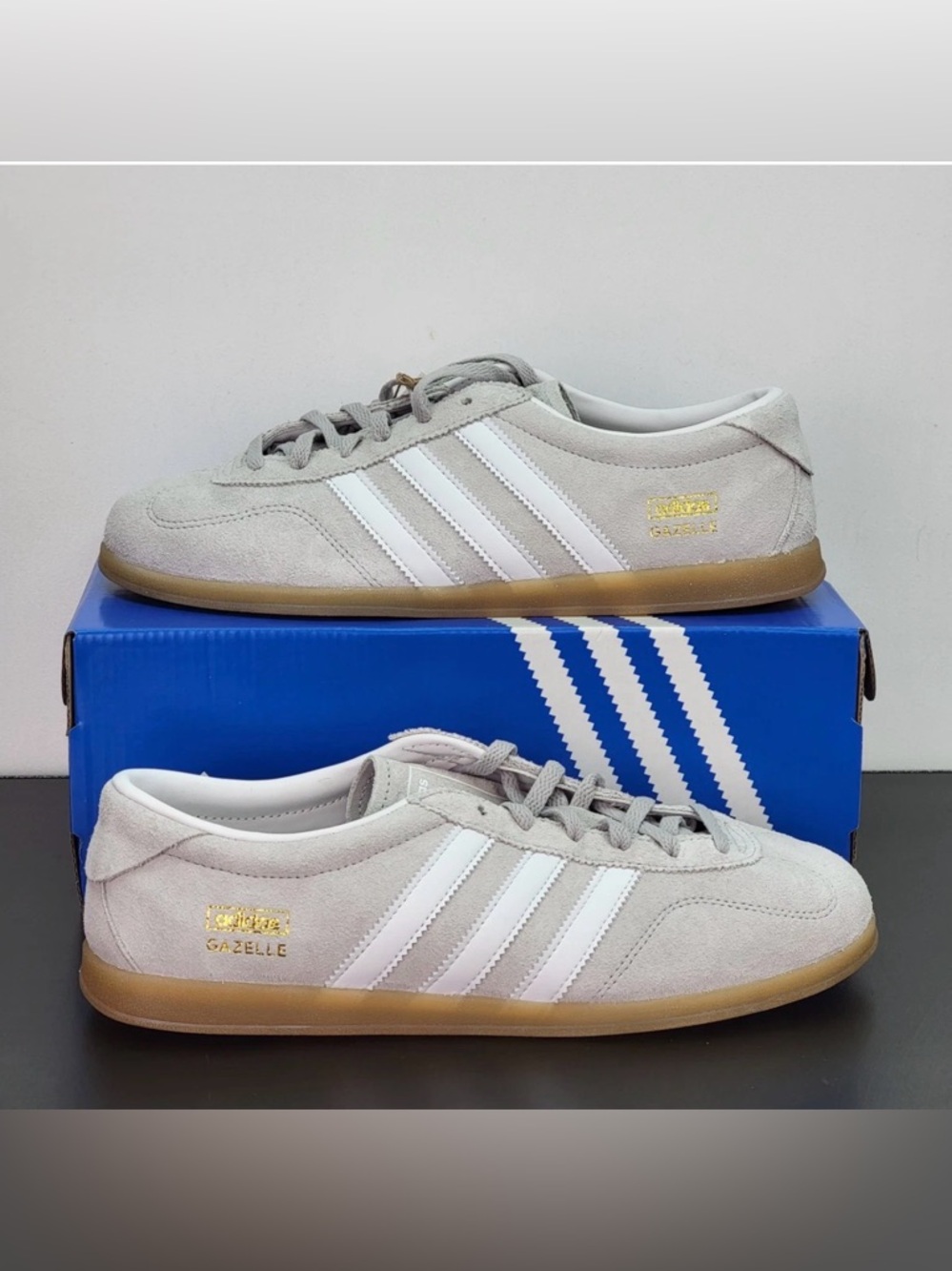 adidas Gazelle Lo Pro Ivory Off White Gum Bottom 9 1/2 Women New in Box w Tag
